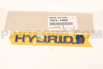 75374F4020 Toyota EMBLEM  SIDE PANEL