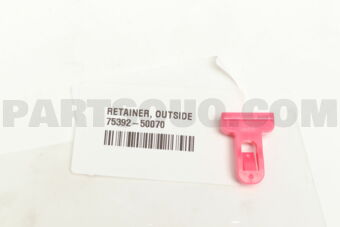 7539250070 RETAINER, FRONT SPOILER, NO.1