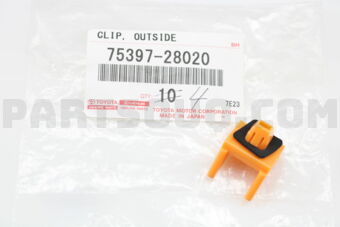 7539728020 RETAINER, SIDE MUDGUARD