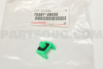 7539728030 RETAINER, SIDE MUDGUARD