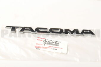 7542704010 PLATE, FRONT DOOR NAME
