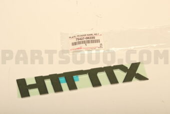 754270K030 PLATE, FRONT DOOR NAME