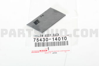 7543014010 EMBLEM ASSY, BACK