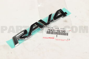 7543142190 EMBLEM  BACK DOOR