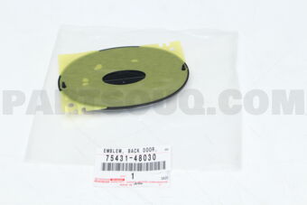 7543148030 EMBLEM BACK DOOR