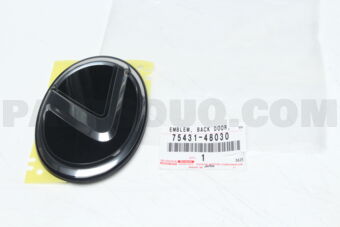 7543148030 EMBLEM BACK DOOR