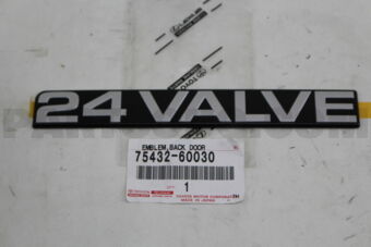 7543260030 PLATE, BACK DOOR NAME, NO.3