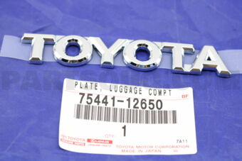 7544112650 EMBLEM, BACK DOOR, NO.1