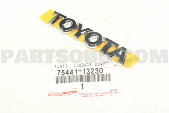 7544113230 PLATE, BACK DOOR NAME