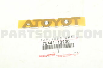 7544113230 PLATE, BACK DOOR NAME