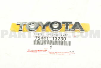 7544113230 PLATE, BACK DOOR NAME