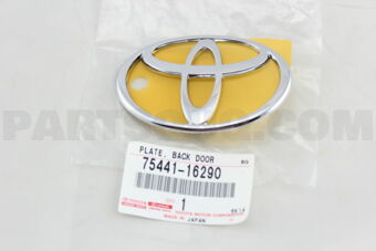 7544116290 EMBLEM, BACK DOOR, NO.1