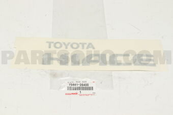 7544126400 PLATE  BACK DOOR