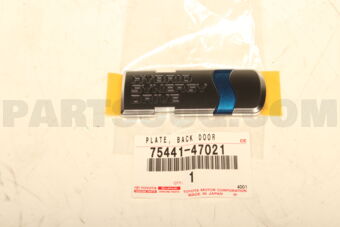 7544147021 Toyota PLATE, BACK DOOR NAME