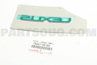 7544150150 PLATE, LUGGAGE COMPT