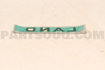 7544160640 Toyota PLATE  BACK DOOR