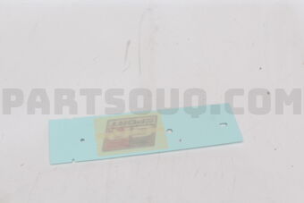 7544160730 Toyota PLATE  BACK DOOR
