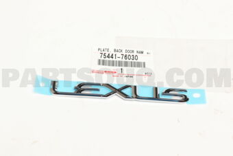 7544176030 PLATE  BACK DOOR