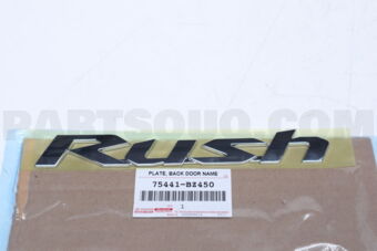 75441BZ450 PLATE, BACK DOOR NAM