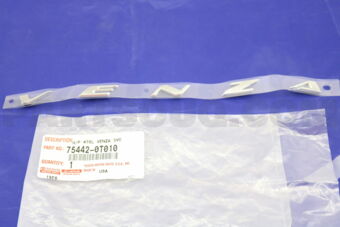754420T010 PLATE, BACK DOOR NAME, NO.2