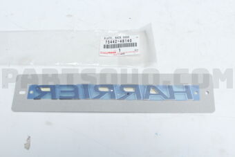 7544248140 PLATE, BACK DOOR NAME, NO.2