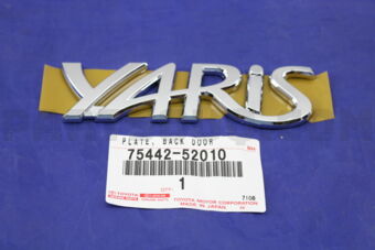 7544252010 PLATE, BACK DOOR NAME, NO.2