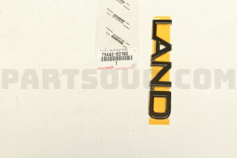 7544260160 PLATE, BACK DOOR NAME, NO.3
