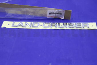 7544260180 PLATE, BACK DOOR NAME, NO.2