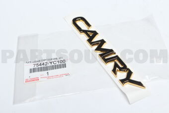 75442YC100 PLATE, BK DR NAME