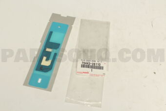 7544326110 PLATE  BACK DOOR