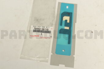 7544326110 PLATE  BACK DOOR