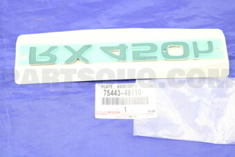 7544348110 PLATE, BACK DOOR