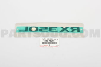 7544348250 PLATE, BACK DOOR