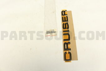 7544360050 PLATE, BACK DOOR NAME, NO.3