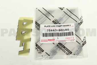 75443BZ180 PLATE, LUGGAGE COMPT