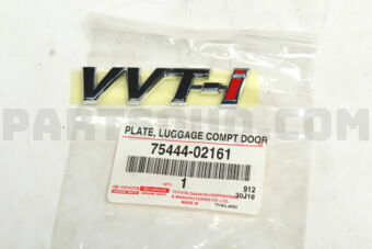 7544402161 EMBLEM, FRONT FENDER