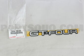 754442B330 PLATE, BACK DOOR NAME, NO.4