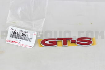 754442B441 PLATE, BACK DOOR NAME, NO.4