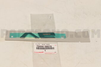 7544458070 PLATE  BACK DOOR