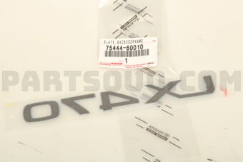 7544460010 PLATE, BACK DOOR NAME, NO.3