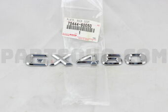 7544460050 PLATE, BACK DOOR NAME, NO.2