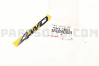 7544532070 PLATE, BACK DOOR NAME, NO.5