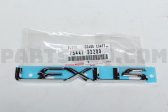 7544733200 PLATE  LUGGAGE COMPT
