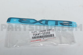 7544733200 PLATE  LUGGAGE COMPT