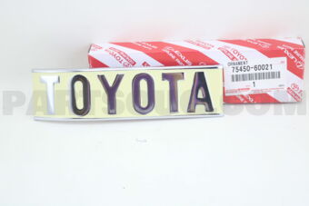 7545060021 PLATE, REAR NAME, NO.1