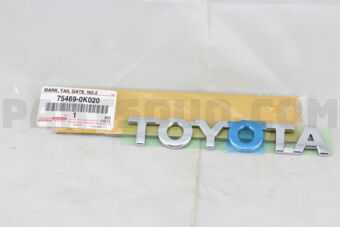754690K020 MARK, TAIL GATE, NO.2