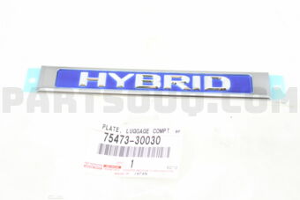 7547330030 PLATE, BODY SIDE NAME