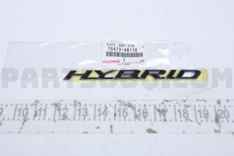 7547348110 Toyota PLATE, BODY SIDE