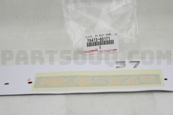 7547360171 PLATE  RR BODY NAME