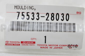 7553328030 MOULDING, WINDSHIELD, OUTSIDE